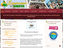 Tablet Screenshot of excursionsinjamaica.com